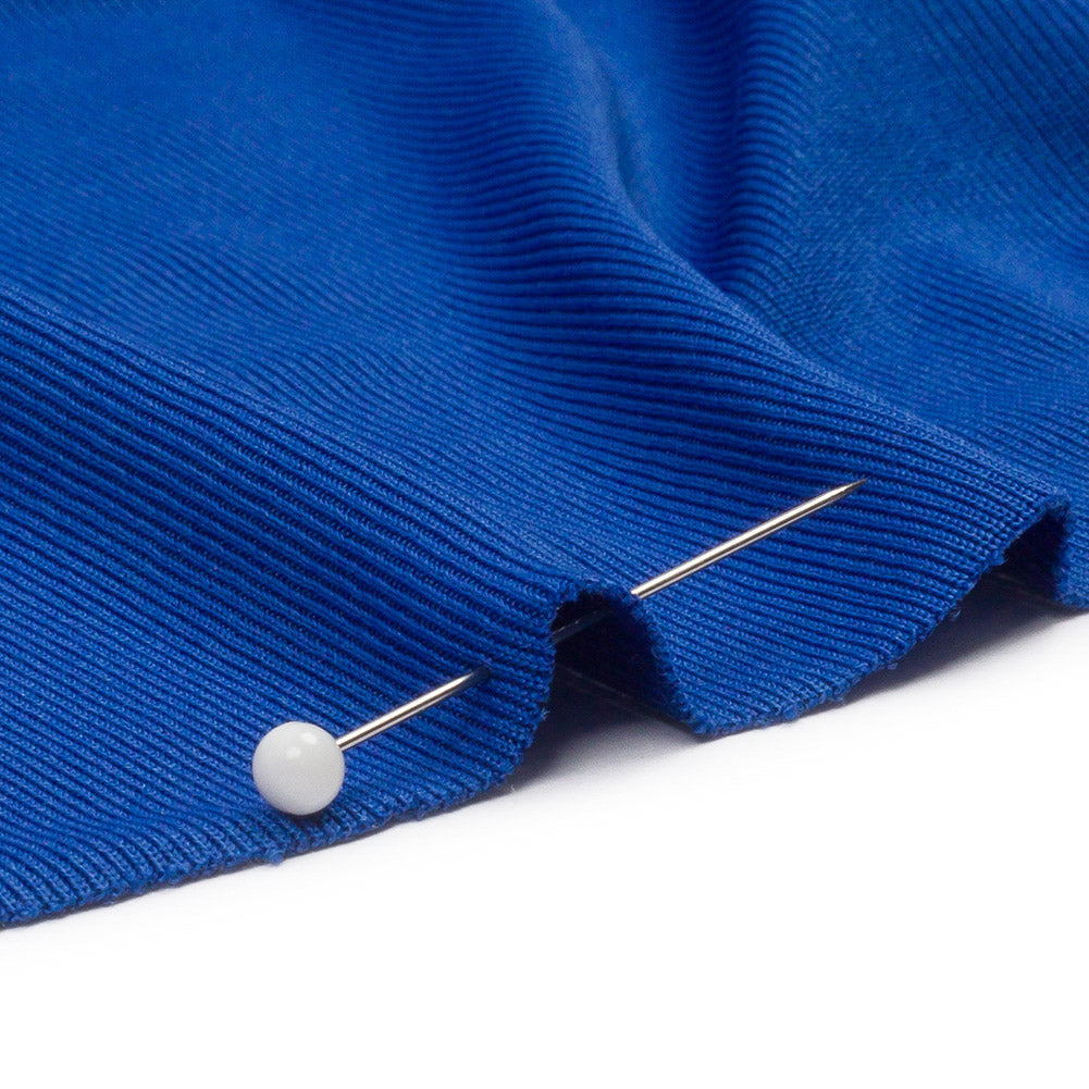 Metro Blue Stretch Polyester 1x1 Rib Knit - Joann Fabrics
