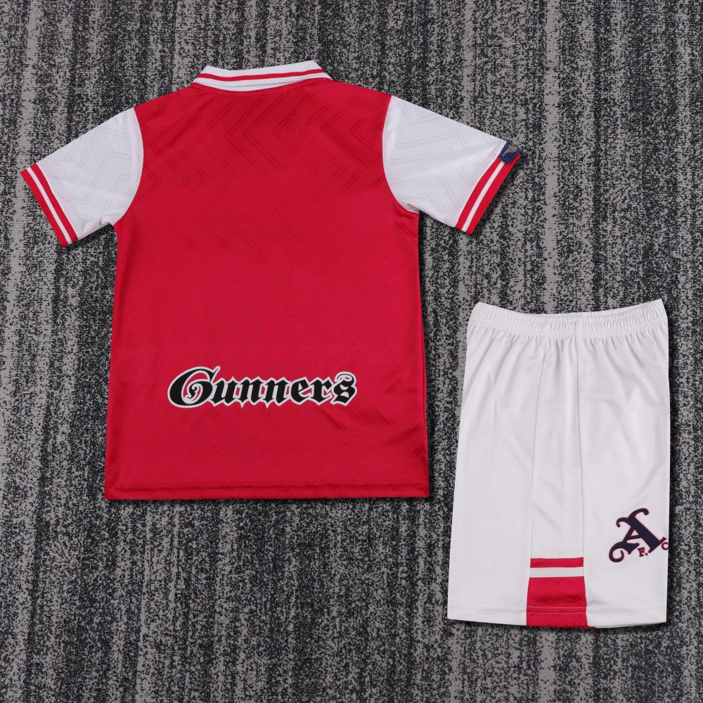 1996-1997 Retro Arsenal Home Football Shirt 1:1 Thai Quality Kids Size