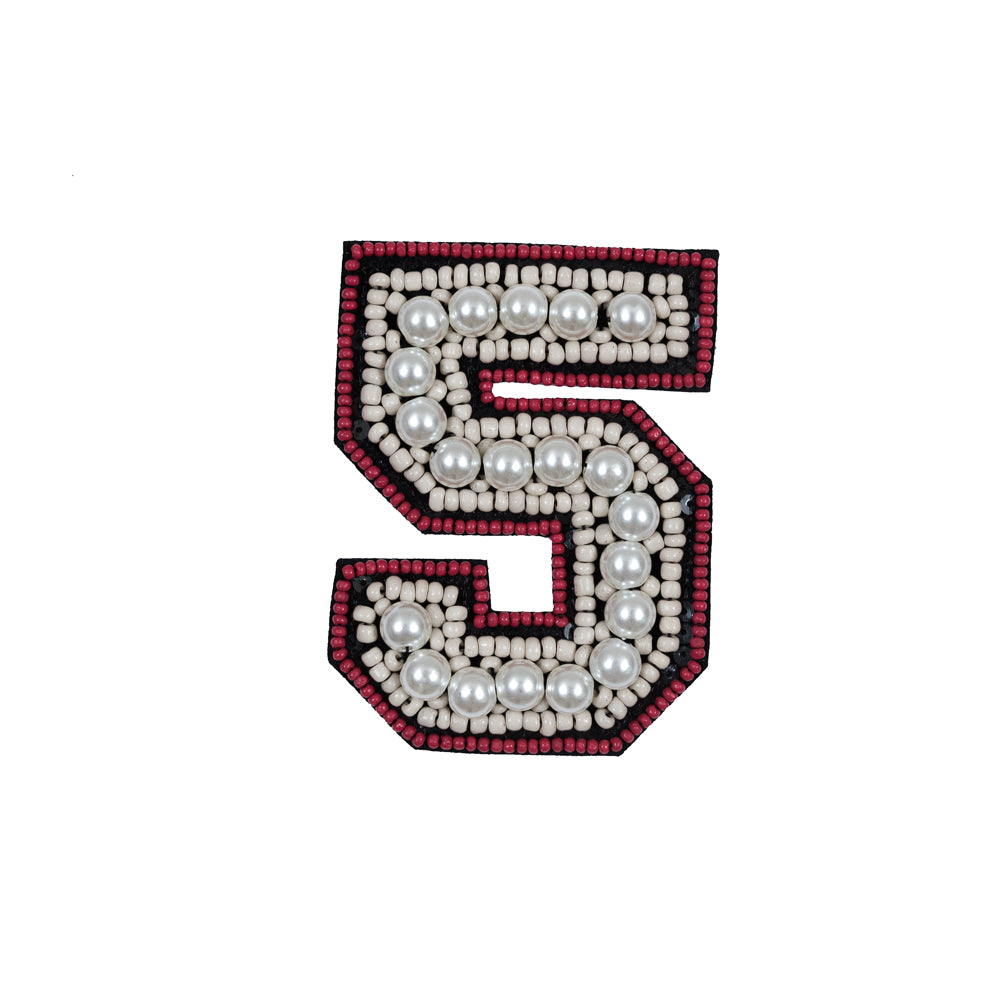 #5 Patch with Pearls - 3.75