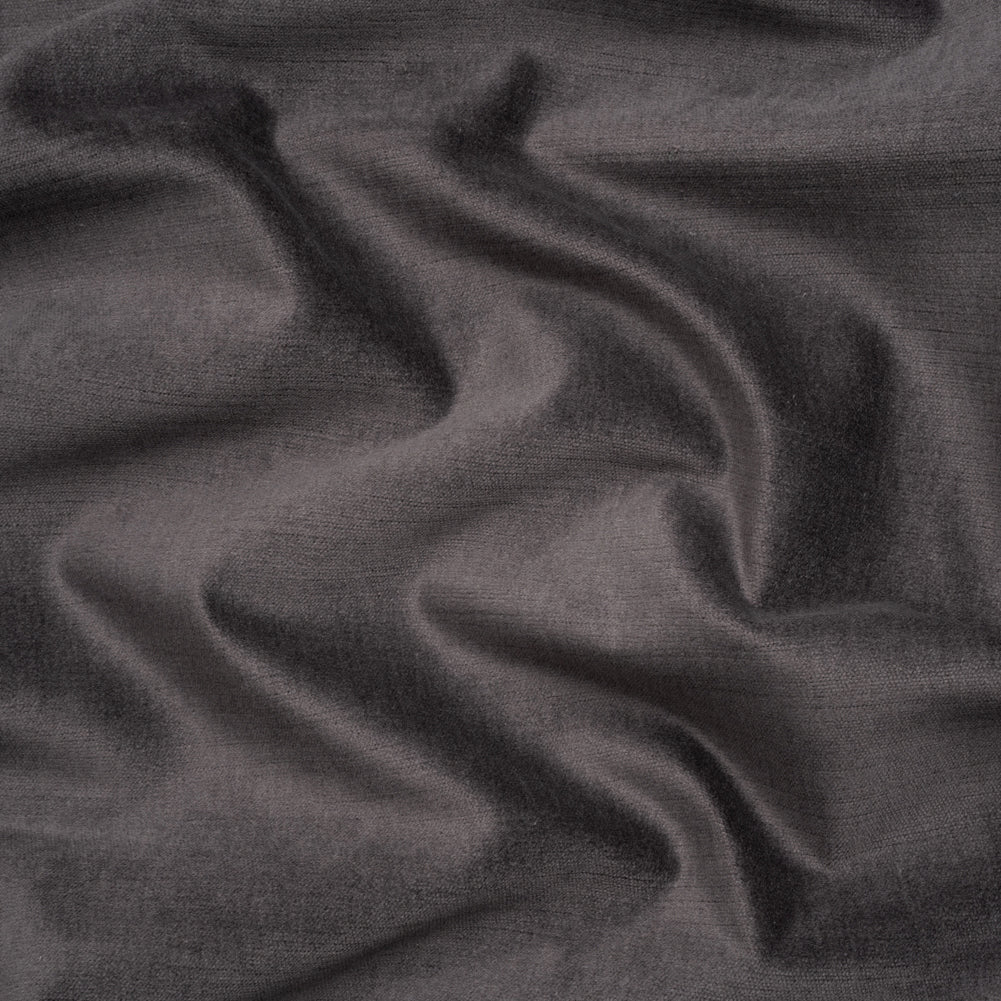Polyester and Cotton Upholstery Velvet - Graphite - Corry Collection - Joann Fabrics