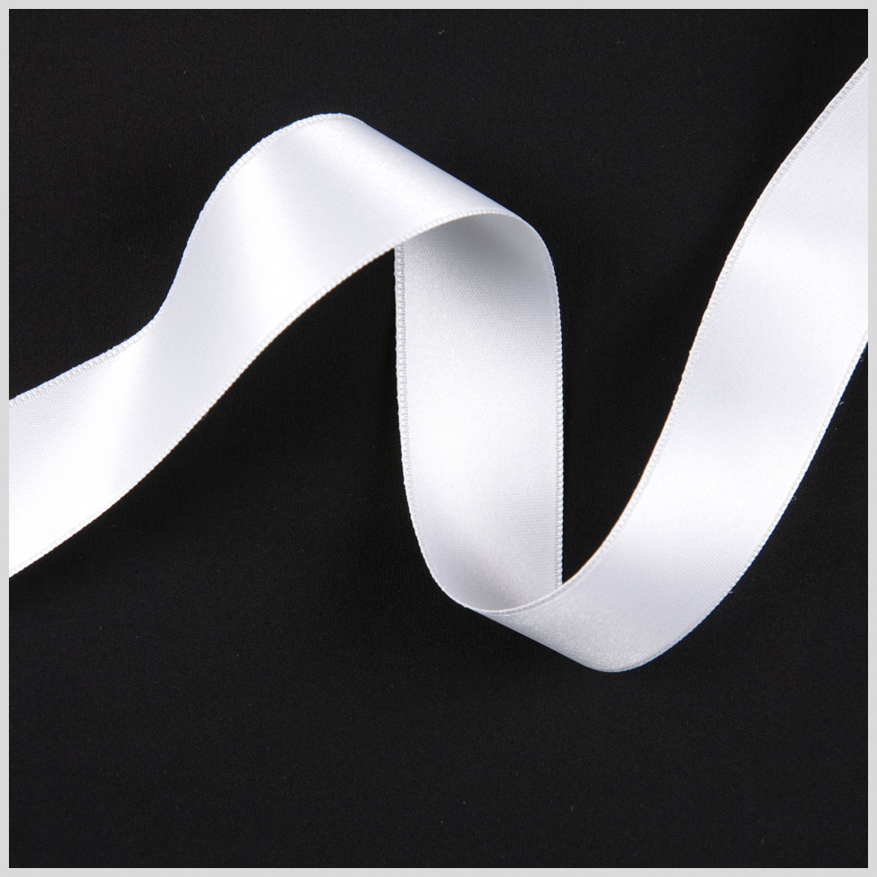 White Double Face French Satin Ribbon - 8mm - Joann Fabrics