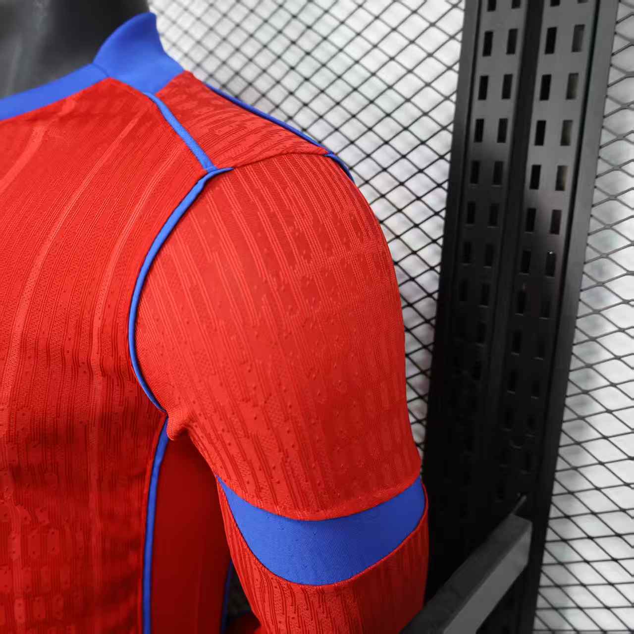 2025/2026 Long Sleeve Player Version Paris Saint-Germain Third away Red Football Shirt 1:1 Thai Quality