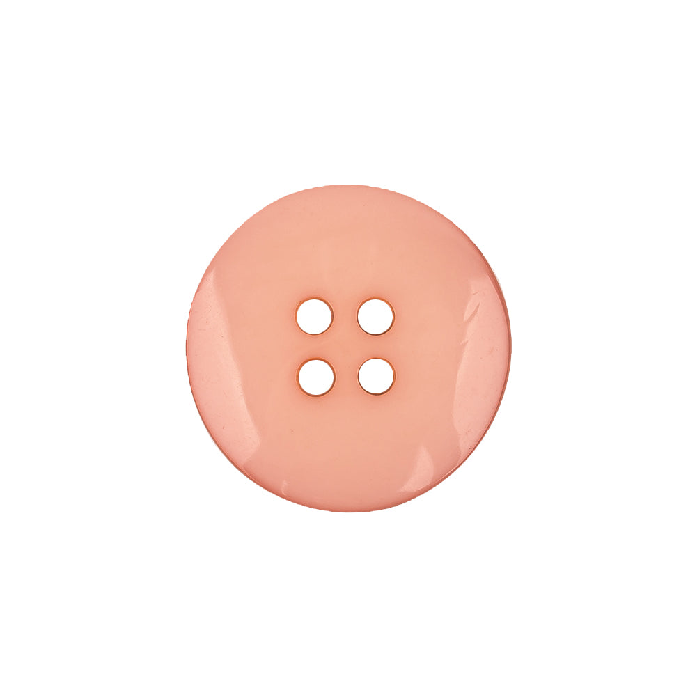 Shiny Peach Shallow Plate 4-Hole Plastic Suit Button - 32L/20mm - Joann Fabrics