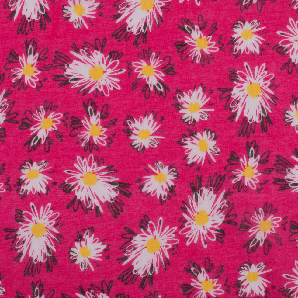 Pink Floral Cotton Voile - Joann Fabrics