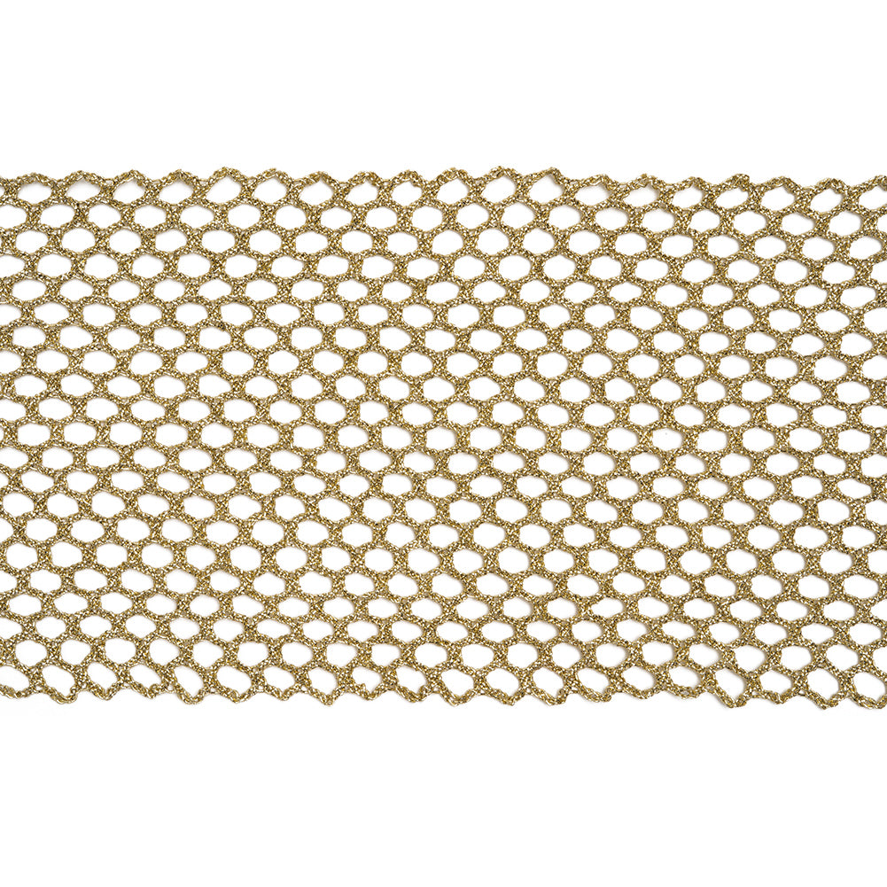 Yaya Han Metallic Mesh Trim - Gold, 4.63