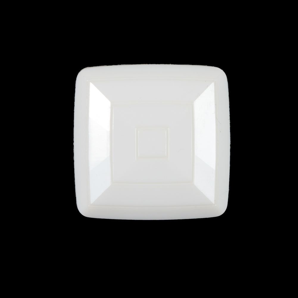 Italian Ivory Square Plastic Button - 36L/23mm - Joann Fabrics