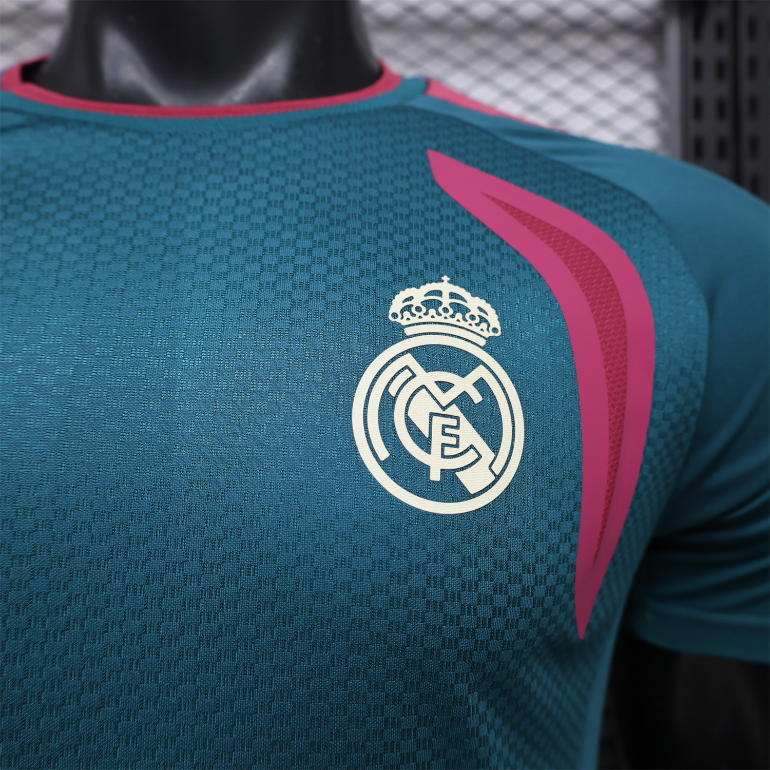 Real Madrid 26-27 Dark Green Short-Sleeve Training Jersey - Player Version - UnitedFutballJersey