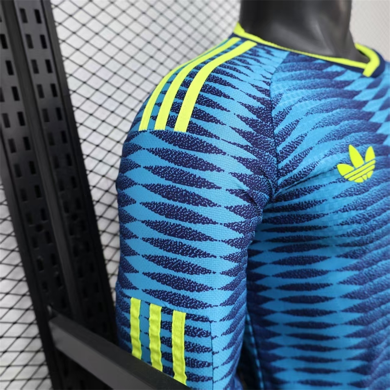 Colombia 2026 Away Blue Long Sleeves Jersey - Player Version - UnitedFutballJersey