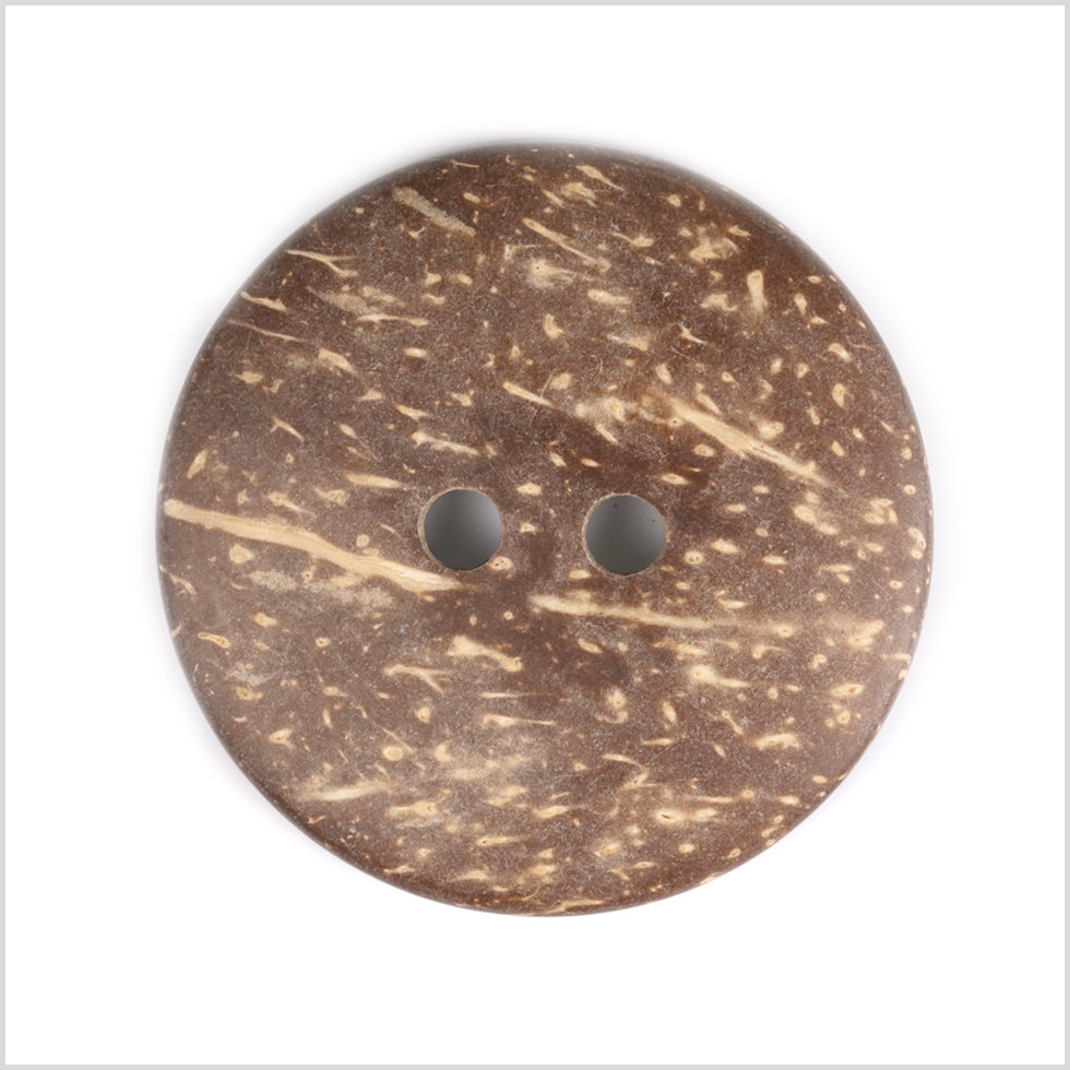 White and Black 2-Hole Coconut Button - 80L/50.8mm - Joann Fabrics