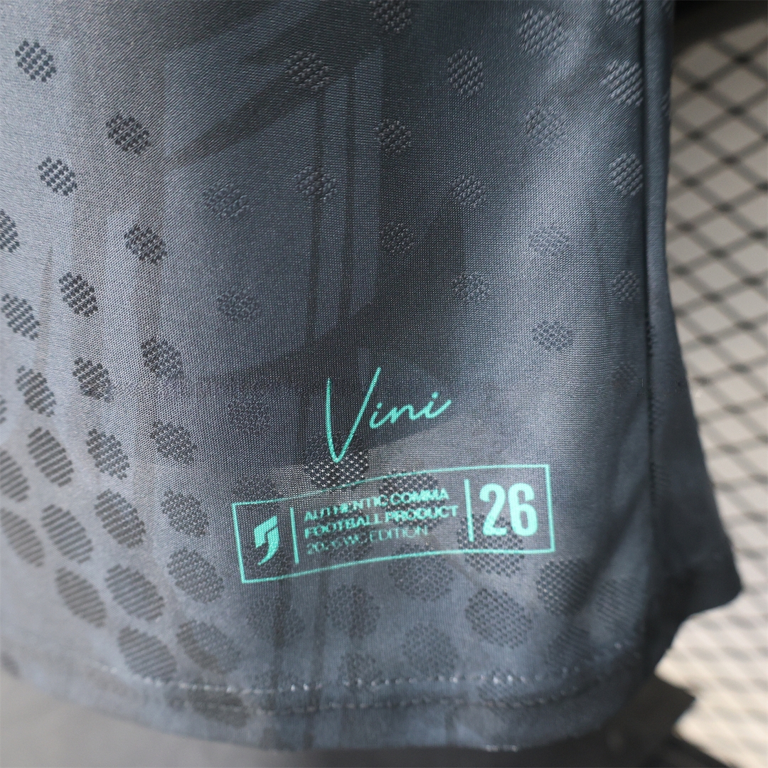 Brazil 2026 Black With Mint Green Special Jersey - Player Version - UnitedFutballJersey