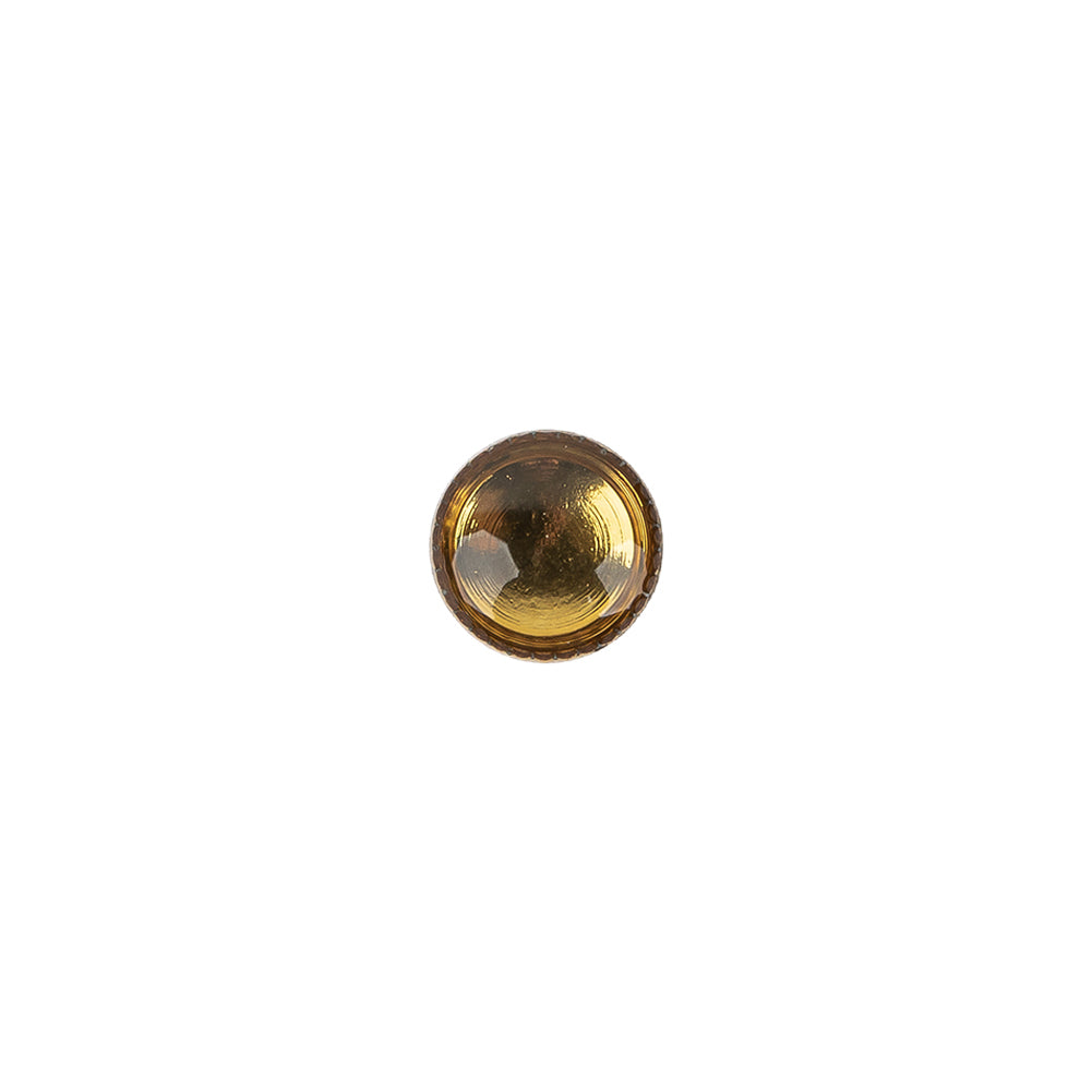 Topaz and Gold Iridescent Resin-Casted Blouse Button - 12L/7.5mm - Joann Fabrics
