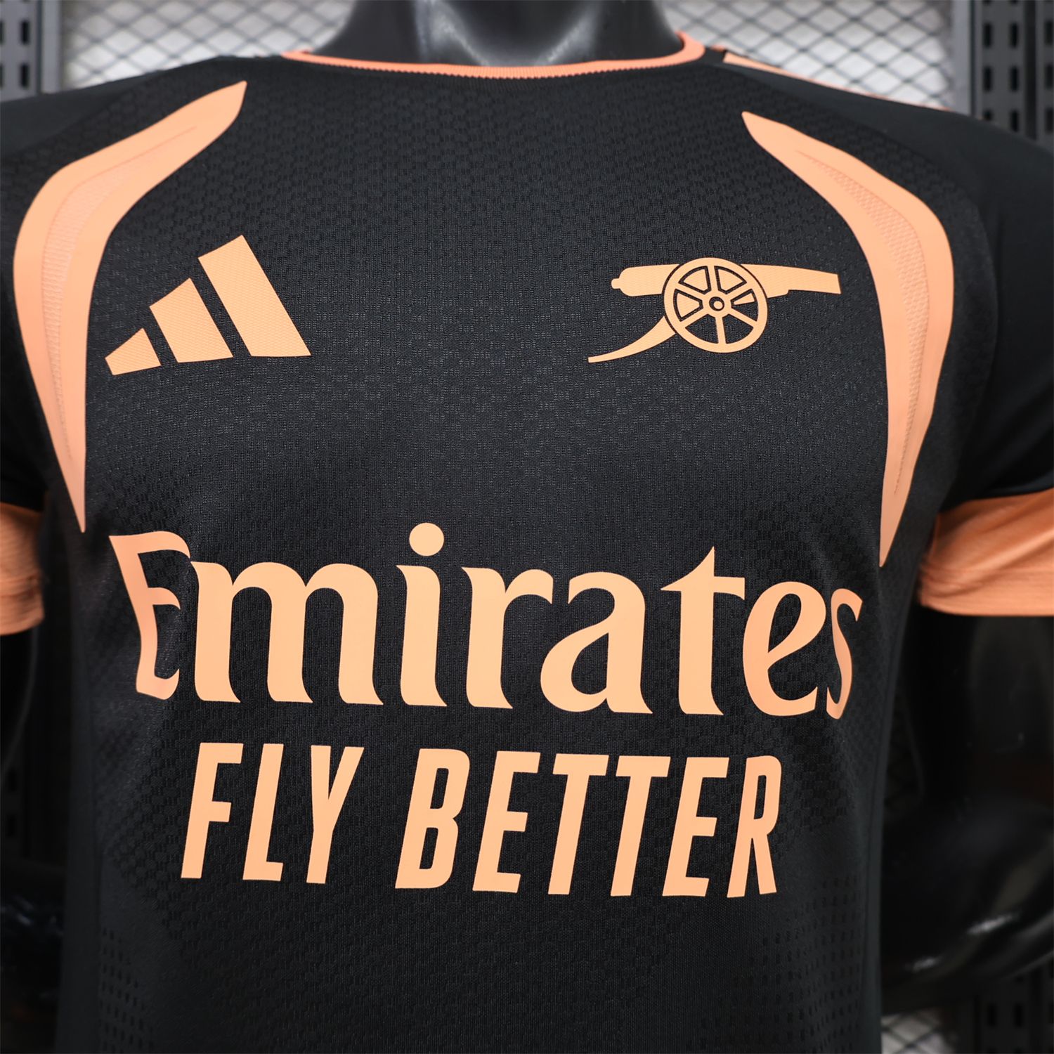 Arsenal 26-27 Black Yellow Training Jersey - Player Version - UnitedFutballJersey