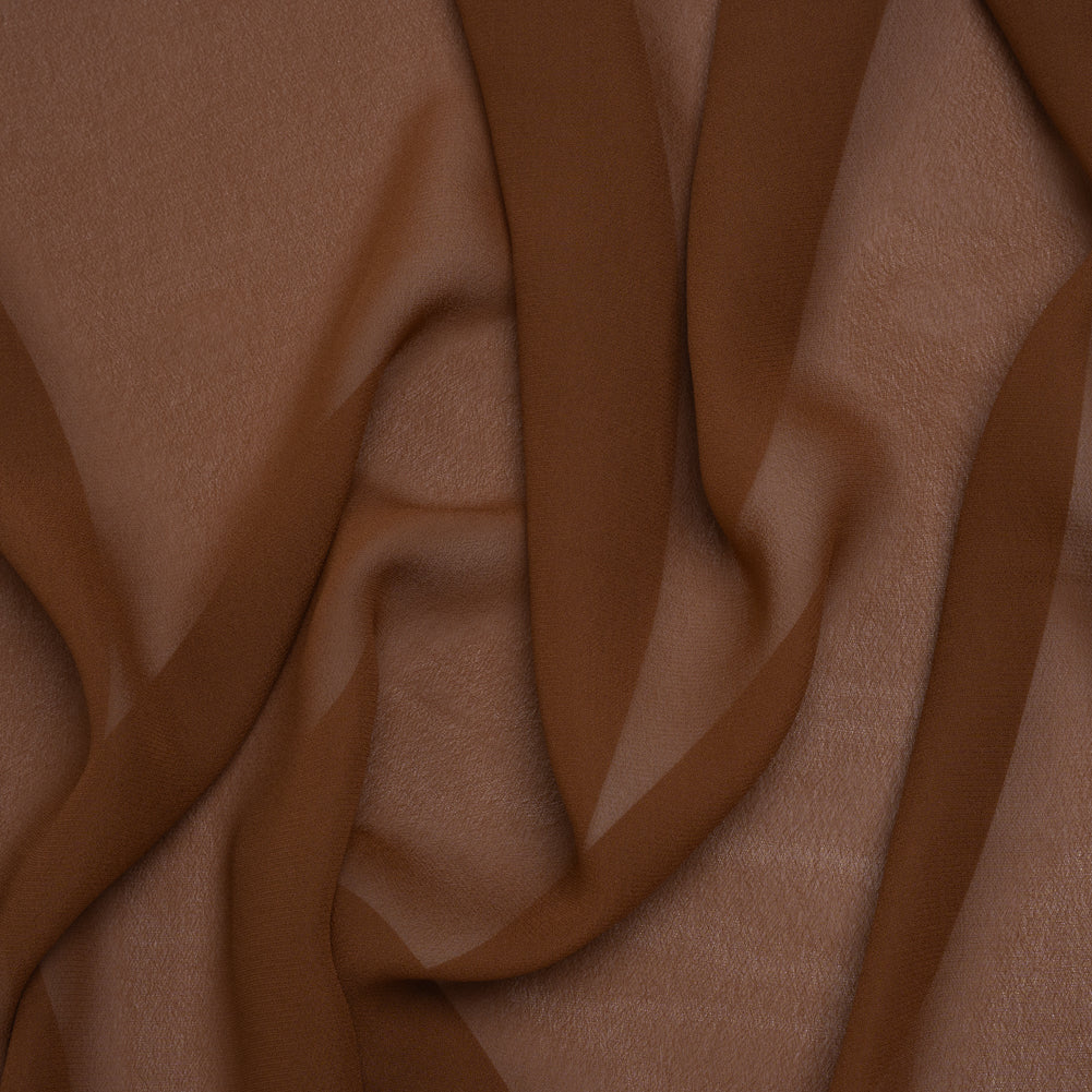 Viscose Georgette - Brown - Famous Australian Designer Deadstock - Joann Fabrics