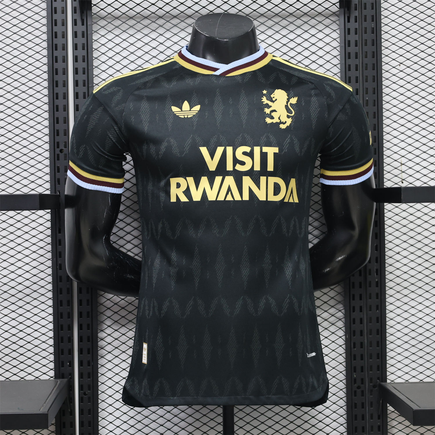 Aston Villa 26-27 Away Black Jersey - Player Version - UnitedFutballJersey