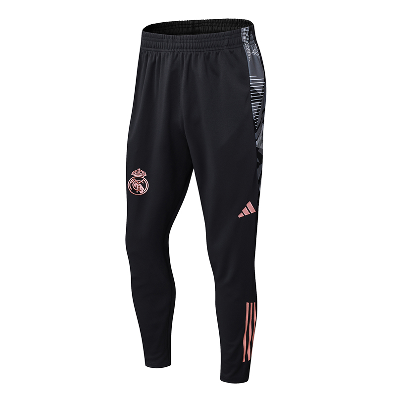 2024/2025 Real Madrid Pink Black Half-Pull Training Suit Football Shirt 1:1 Thai Quality Set