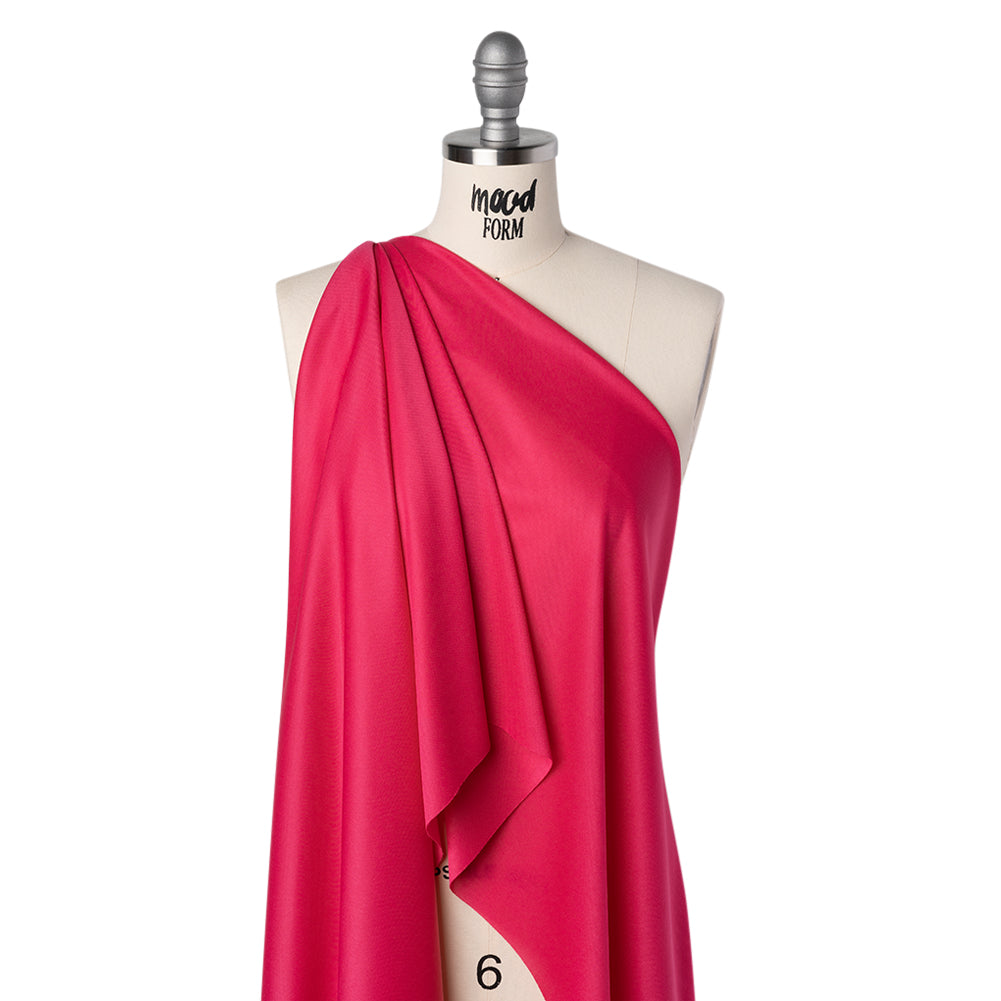 Polyester Pongee Knit Lining - Fuchsia - Luca Collection - Joann Fabrics