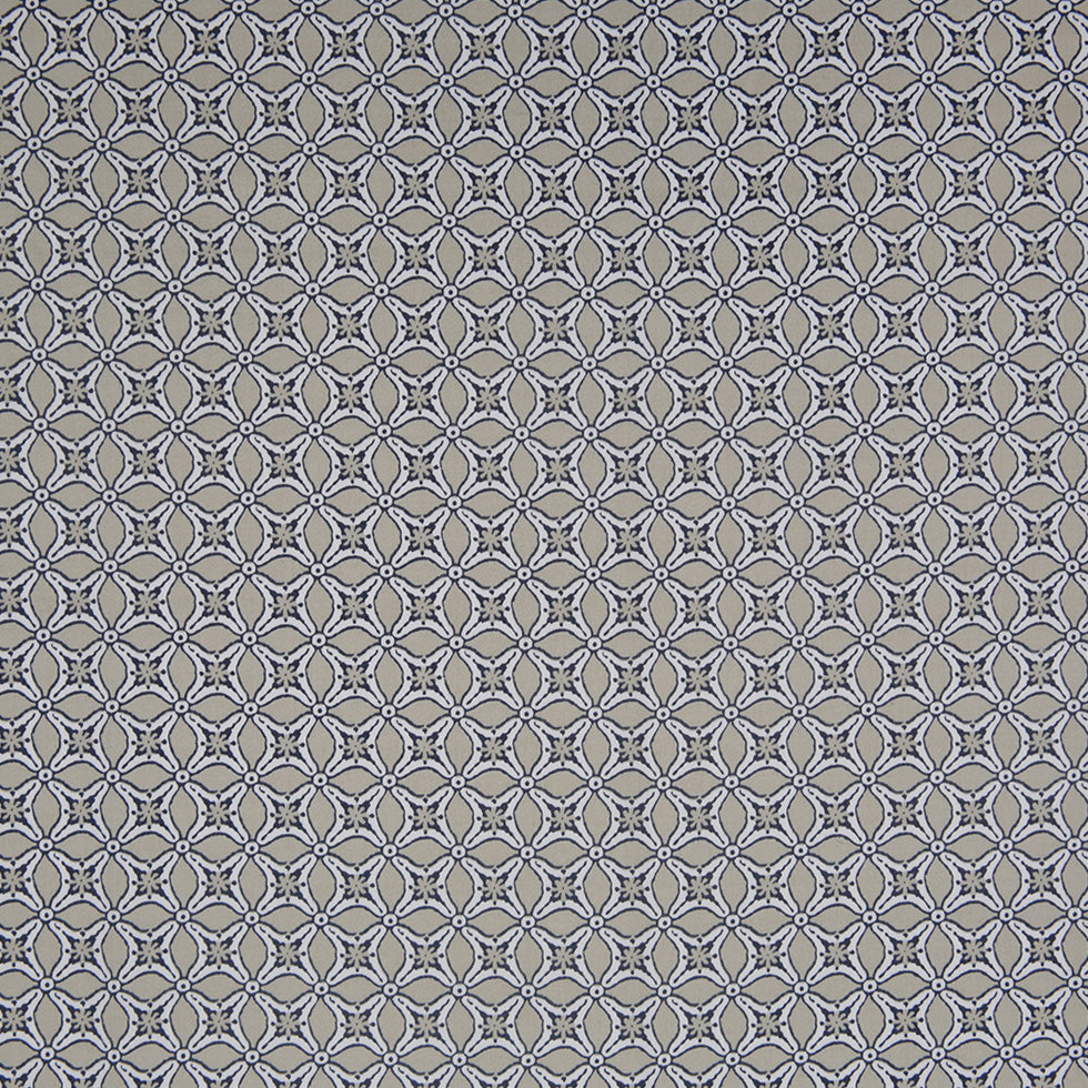 Pebble Beige Geometric Stretch Cotton Sateen - Joann Fabrics