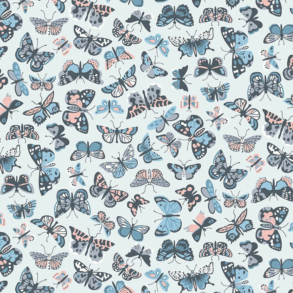 Liberty Art Fabrics Muted Blue Kaleidoscope Sky Lasenby Quilting Cotton - Joann Fabrics