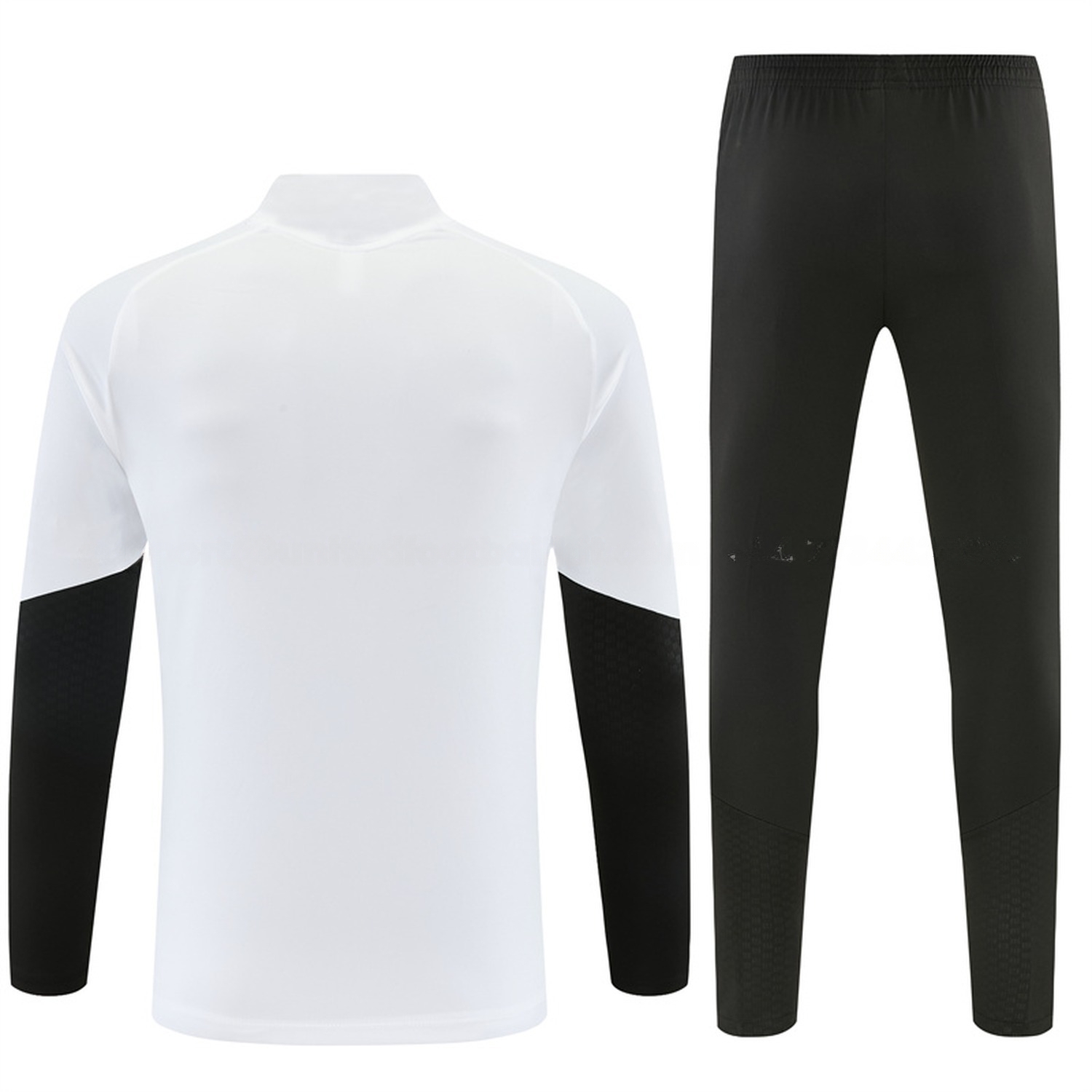 Liver.pool 26-27 Kids Long Sleeve Training Set - White Top & Black Pants - UnitedFutballJersey