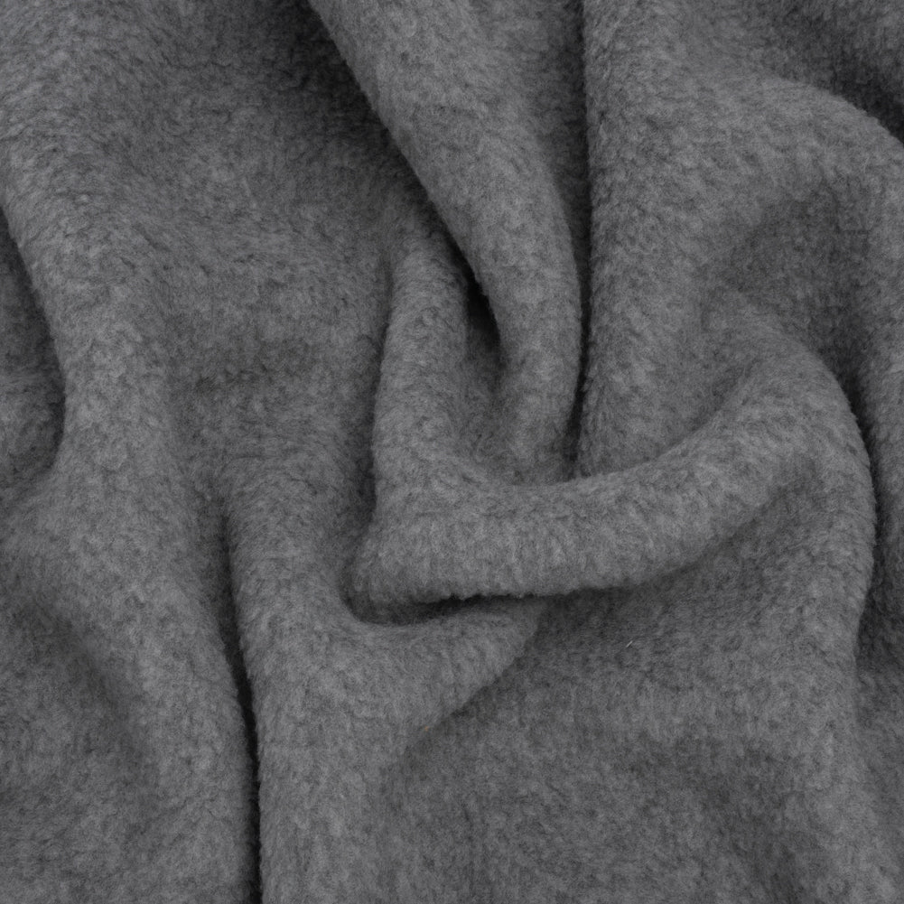 Double Faced Plush Fleece - Heathered Gray - Deadstock - Joann Fabrics