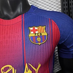 2025/2026 Player Version Barcelona Home Derby Special Edition Football Jersey 1:1 Thai Quality