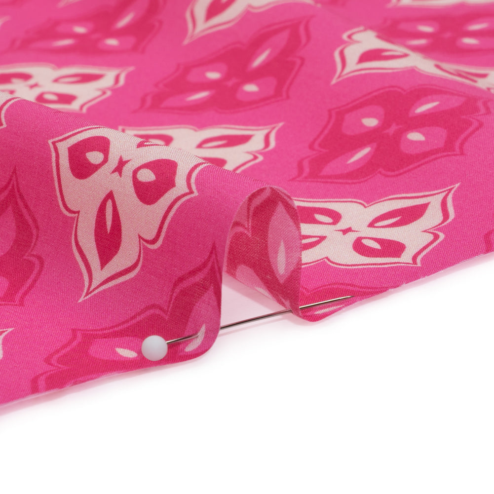 Mood Exclusive Pink Clover Lover Cotton Voile - Joann Fabrics