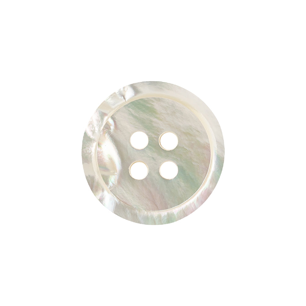 Seedpearl Iridescent Shallow Plate 4-Hole Plastic Button - 32L/20mm - Joann Fabrics