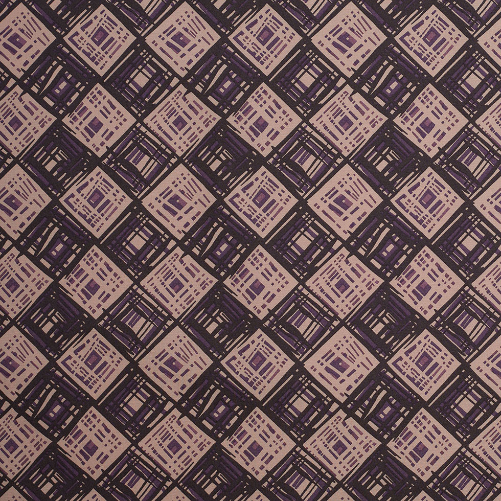 Liberty of London Rhian Beige/Purple Cotton Poplin - Joann Fabrics
