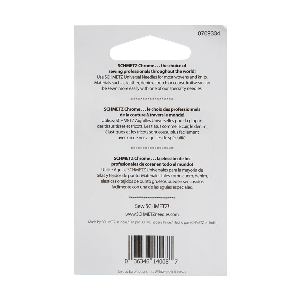 Schmetz Chrome Universal Machine Needles - 70/10 - 5 ct - Joann Fabrics