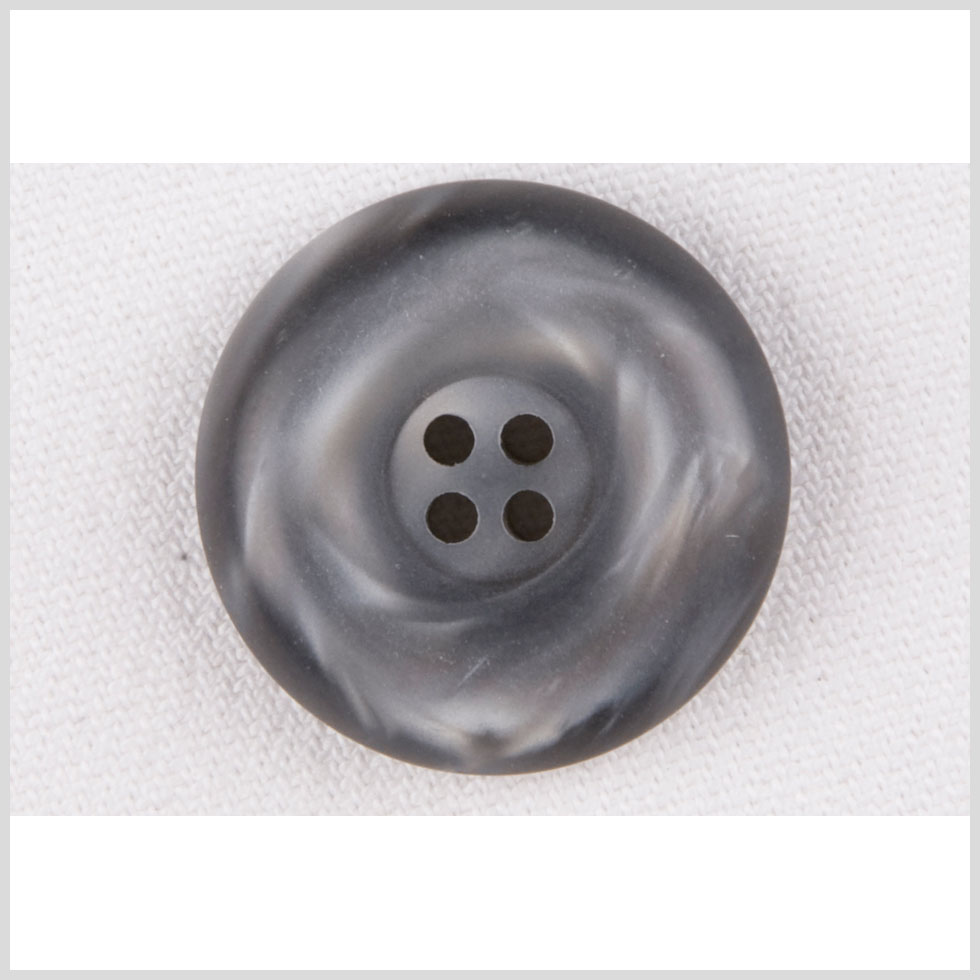 Plastic 4-Hole Button - 28L/18mm - Gray Shimmer Swirl Tire Rim - Joann Fabrics