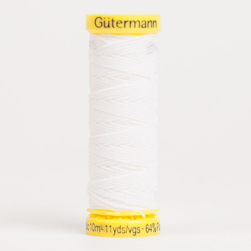 Gutermann Elastic Thread 10m - 5019 White - Joann Fabrics