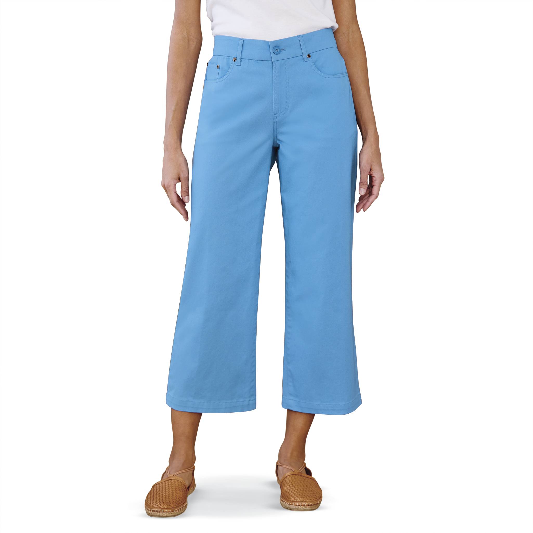 Comfort Waist Hamilton Stretch Twill Crop Pants - Northstyle Catalog