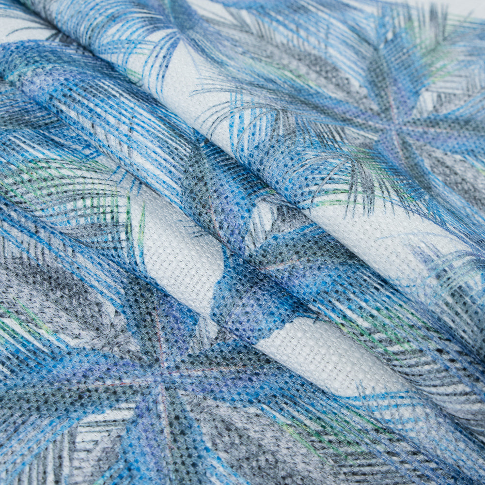 Italian Blue Tropical Digitally Printed Canvas - Joann Fabrics