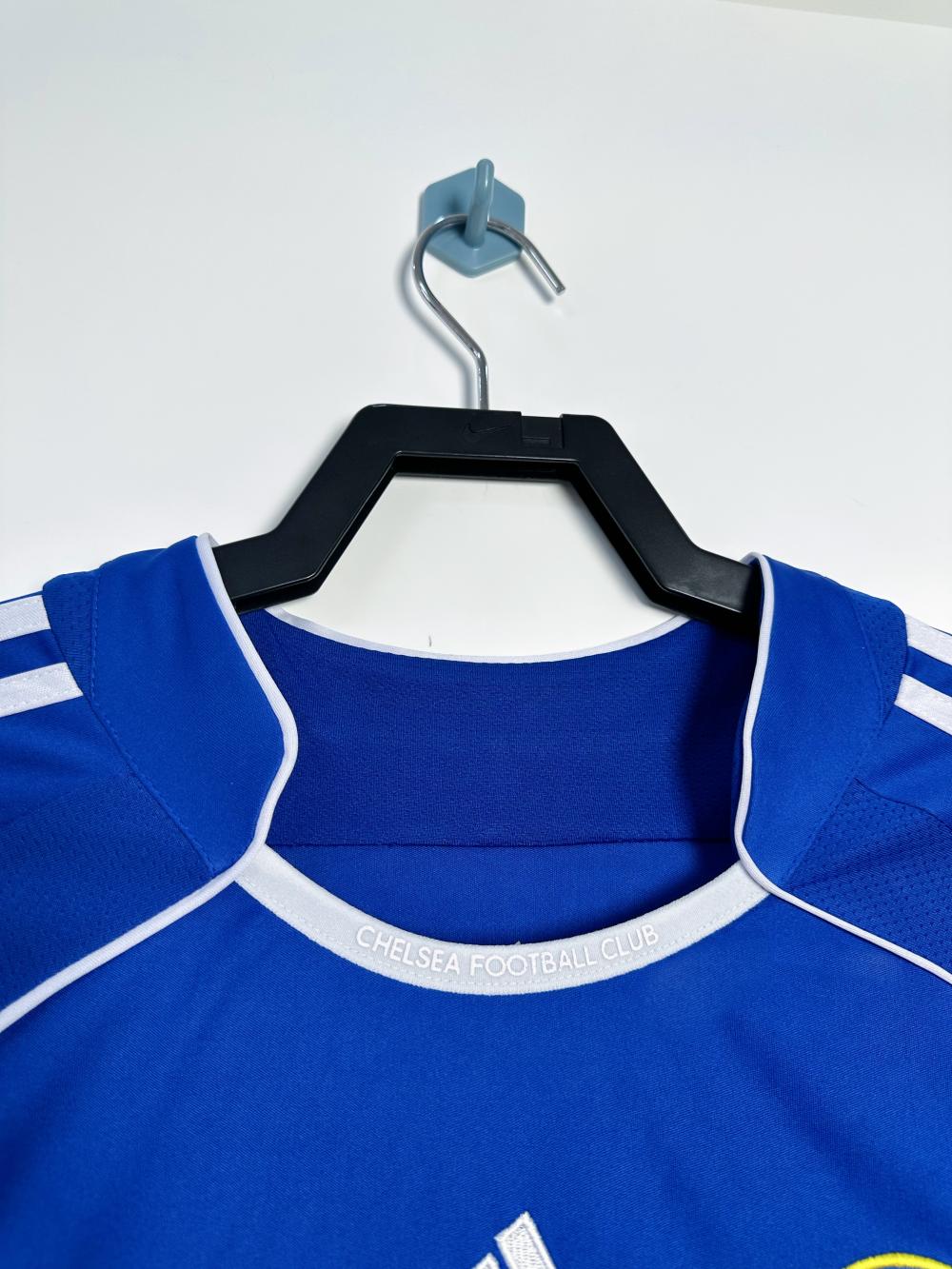 2006-2007 Retro Long Sleeve Chelsea Home Football Shirt 1:1 Thai Quality
