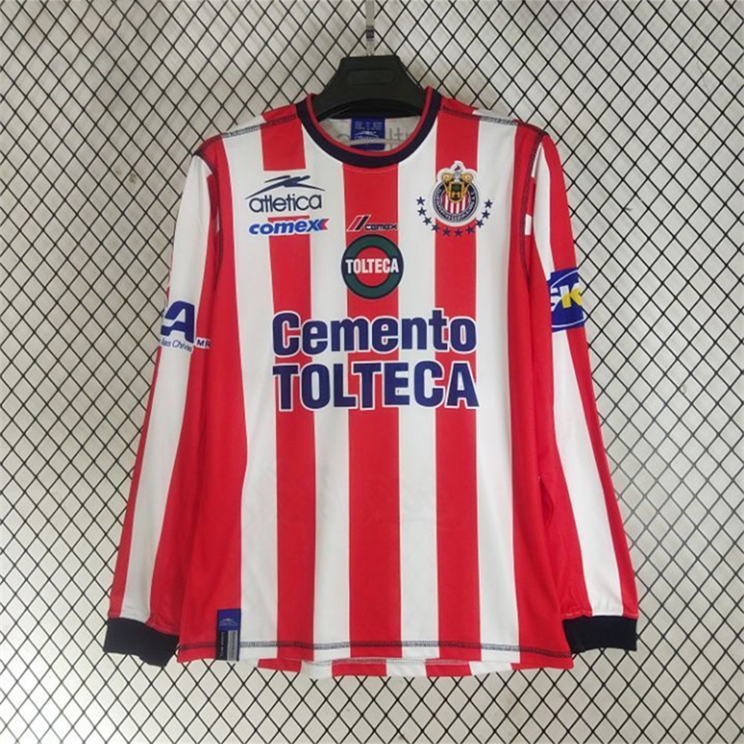 Retro Chivas de Guadalajara 2002-03 Home Long Sleeves Jersey - UnitedFutballJersey