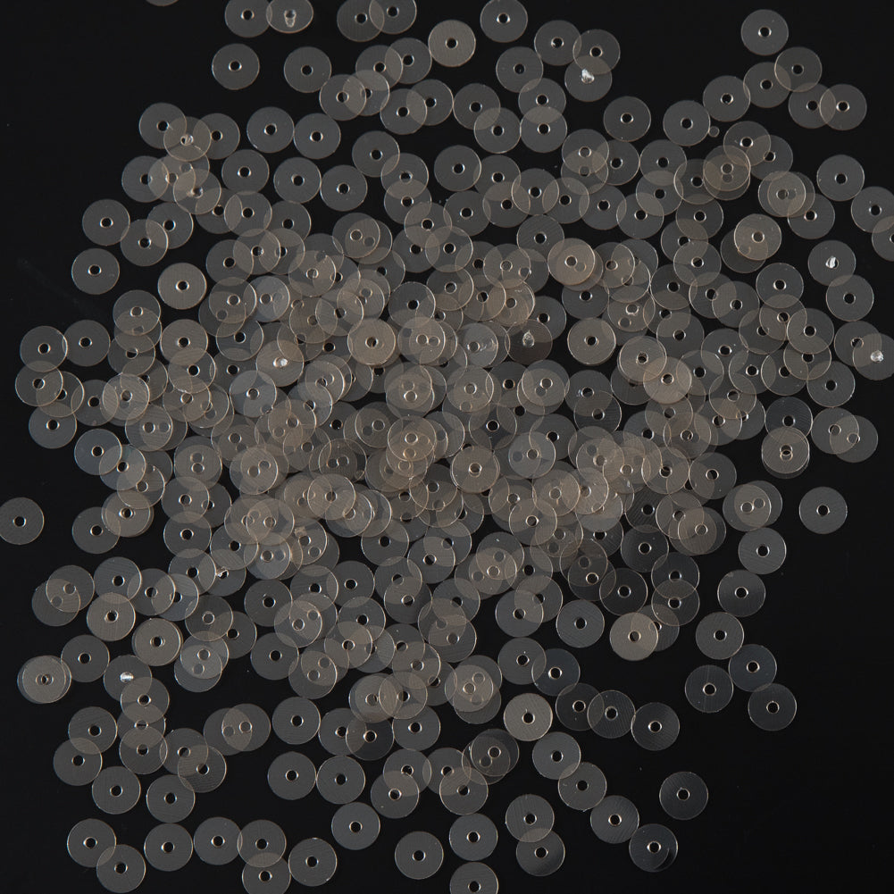 Bag of Beige Transparent Bright Loose Sequins - 5mm - Joann Fabrics