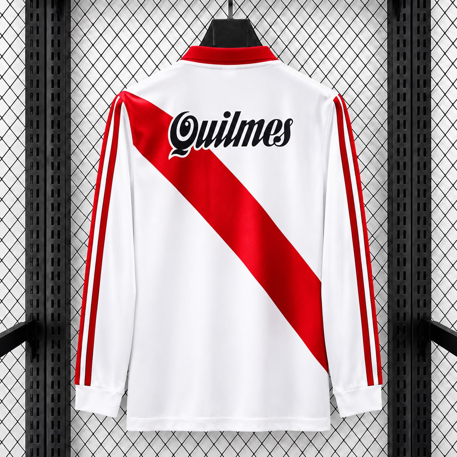 Retro River Plate 1998-00 Home Long Sleeves Jersey - UnitedFutballJersey