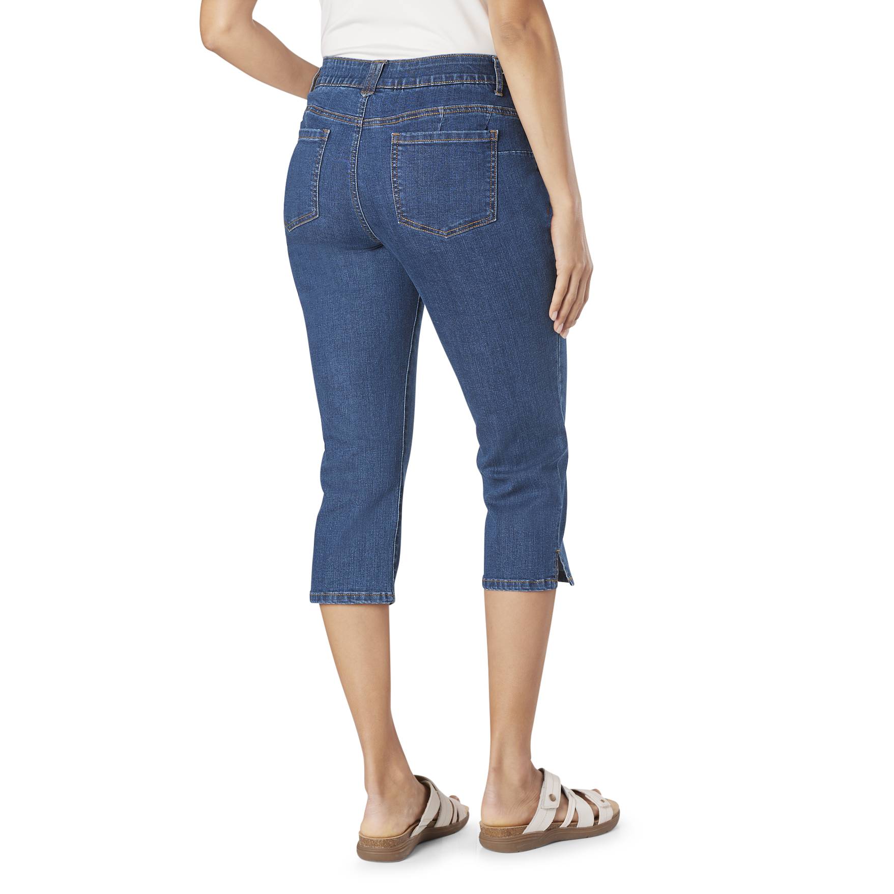 Comfort Waist Denim Capri - Northstyle Catalog