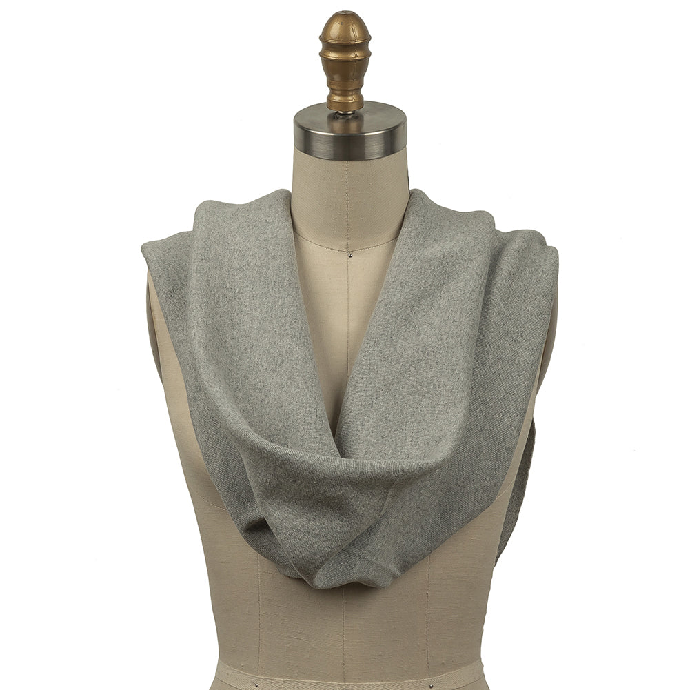 Cotton Tubular 1x1 Rib Knit - Heathered Gray - Delia Collection - Joann Fabrics