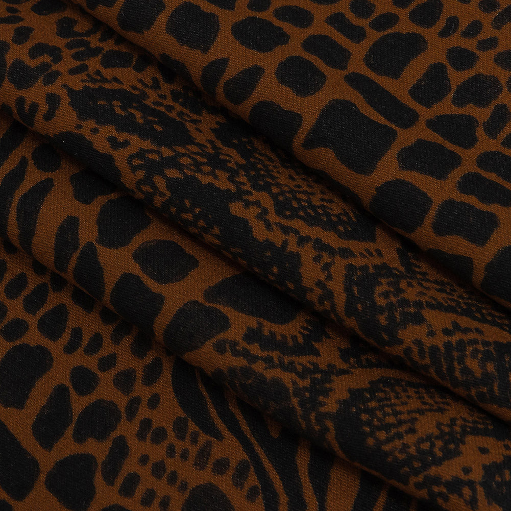 Rayon Challis - Animal Print Patchwork - Untamed Masquerade Print - Mood Exclusive Rio Collection - Joann Fabrics