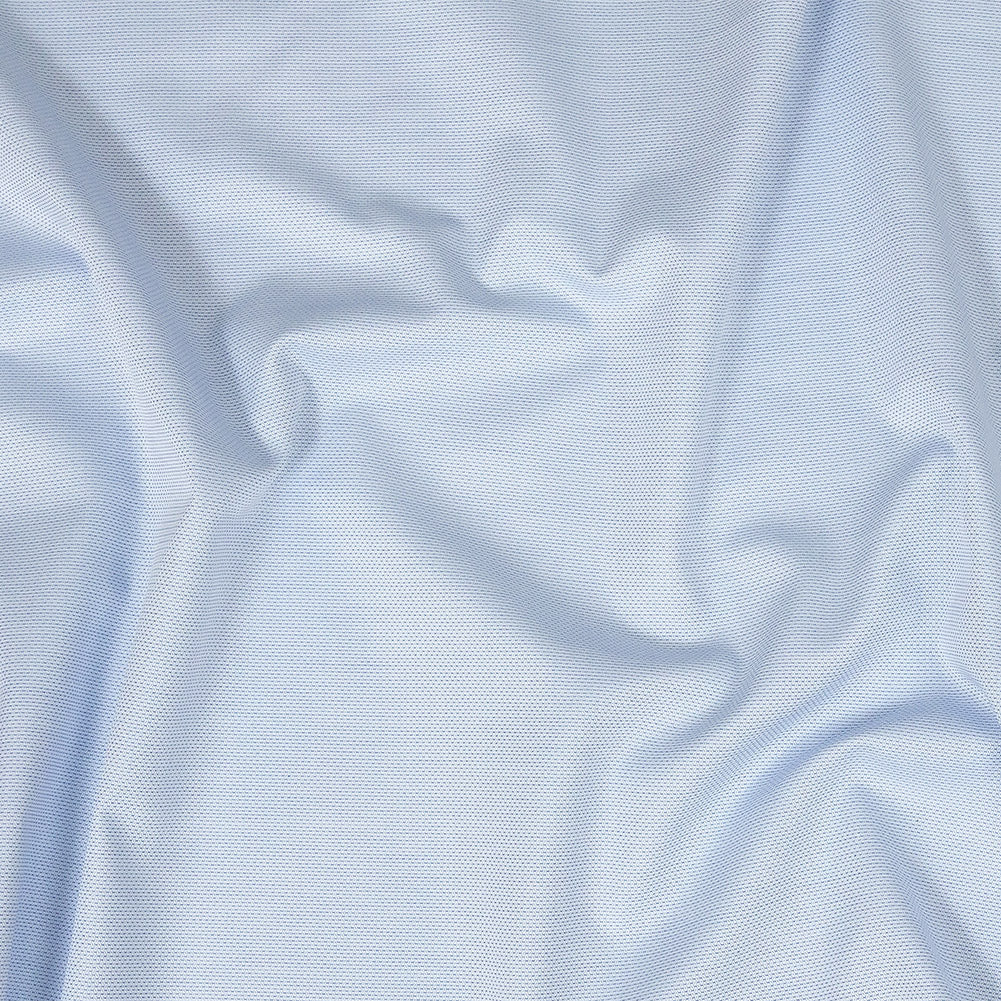 Premium Light Blue Patterned Dobby Cotton Shirting - Joann Fabrics