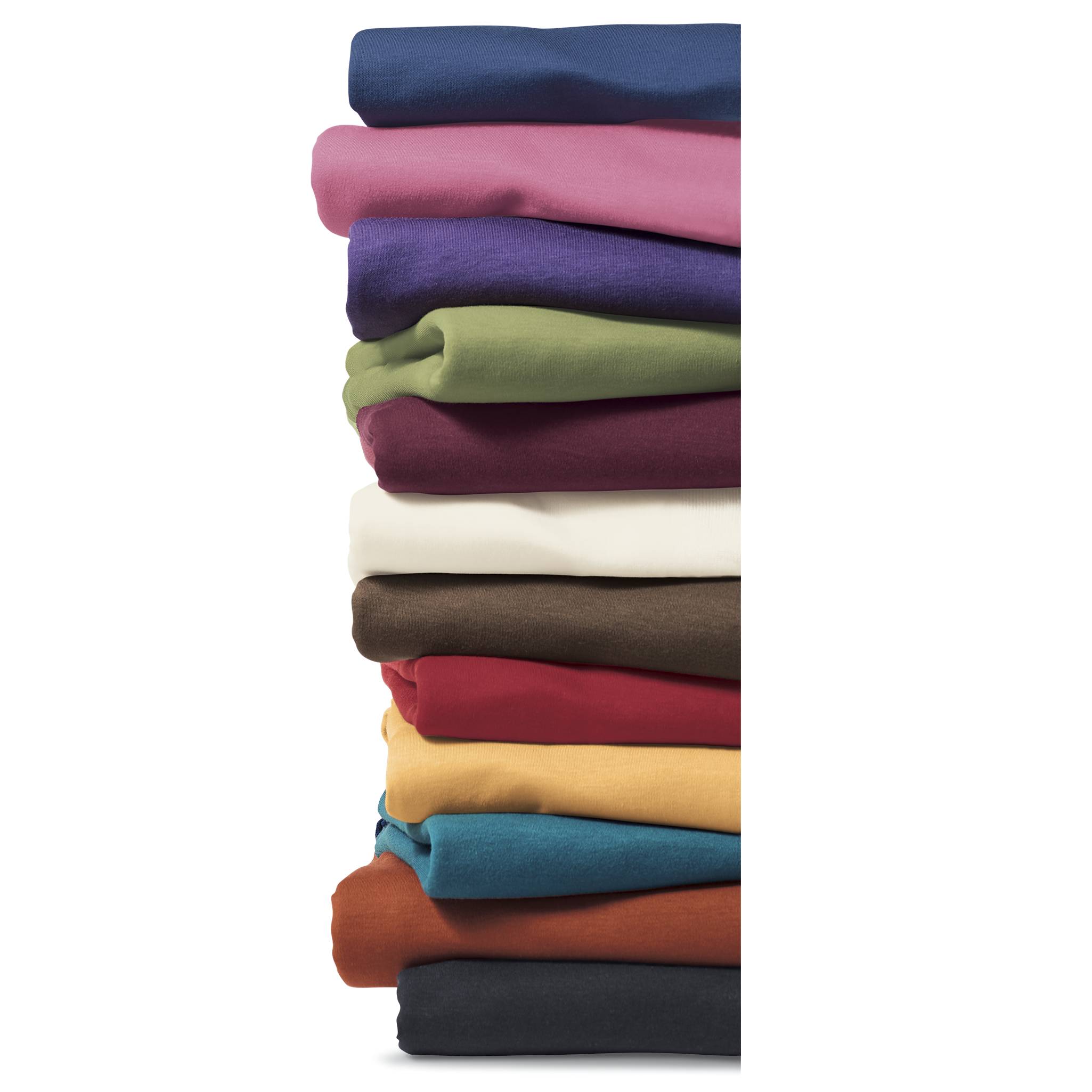 Luxuriously Soft Supima Cotton Top with Button Accents, 3/4 Sleeves - Northstyle Catalog