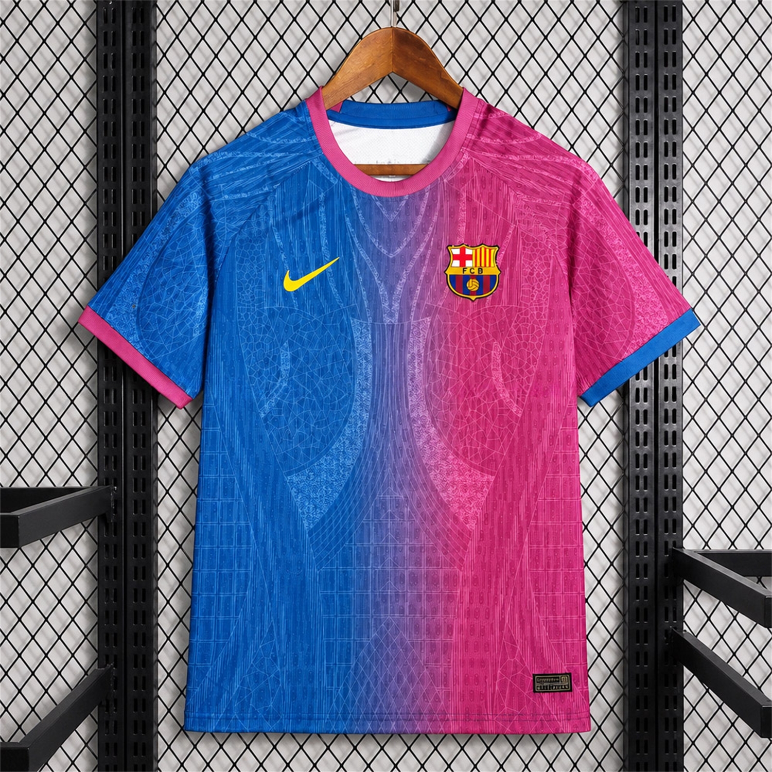 Barcelona 26-27 Gradient Blue Magenta Special Jersey - Fans Version - UnitedFutballJersey