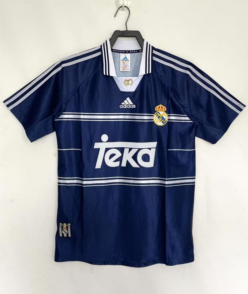 1998/1999 Retro Real Madrid Away Soccer Jersey 1:1 Thai Quality
