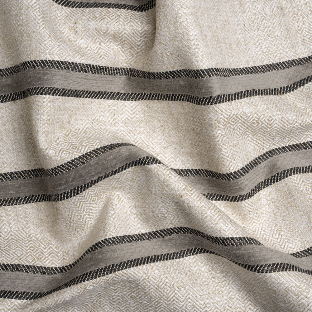 Crypton Meditae Chenille Striped Birdseye Upholstery Twill - Joann Fabrics