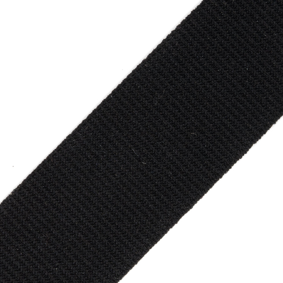 Black Stretch Grosgrain Ribbon - 1
