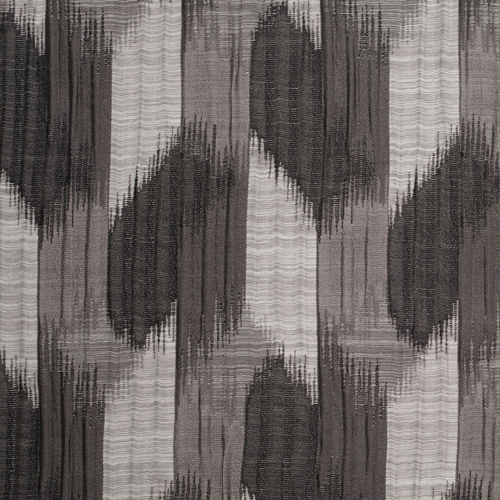 Indian Black/White Ikat-Like Poly/Cotton Brocade - Joann Fabrics
