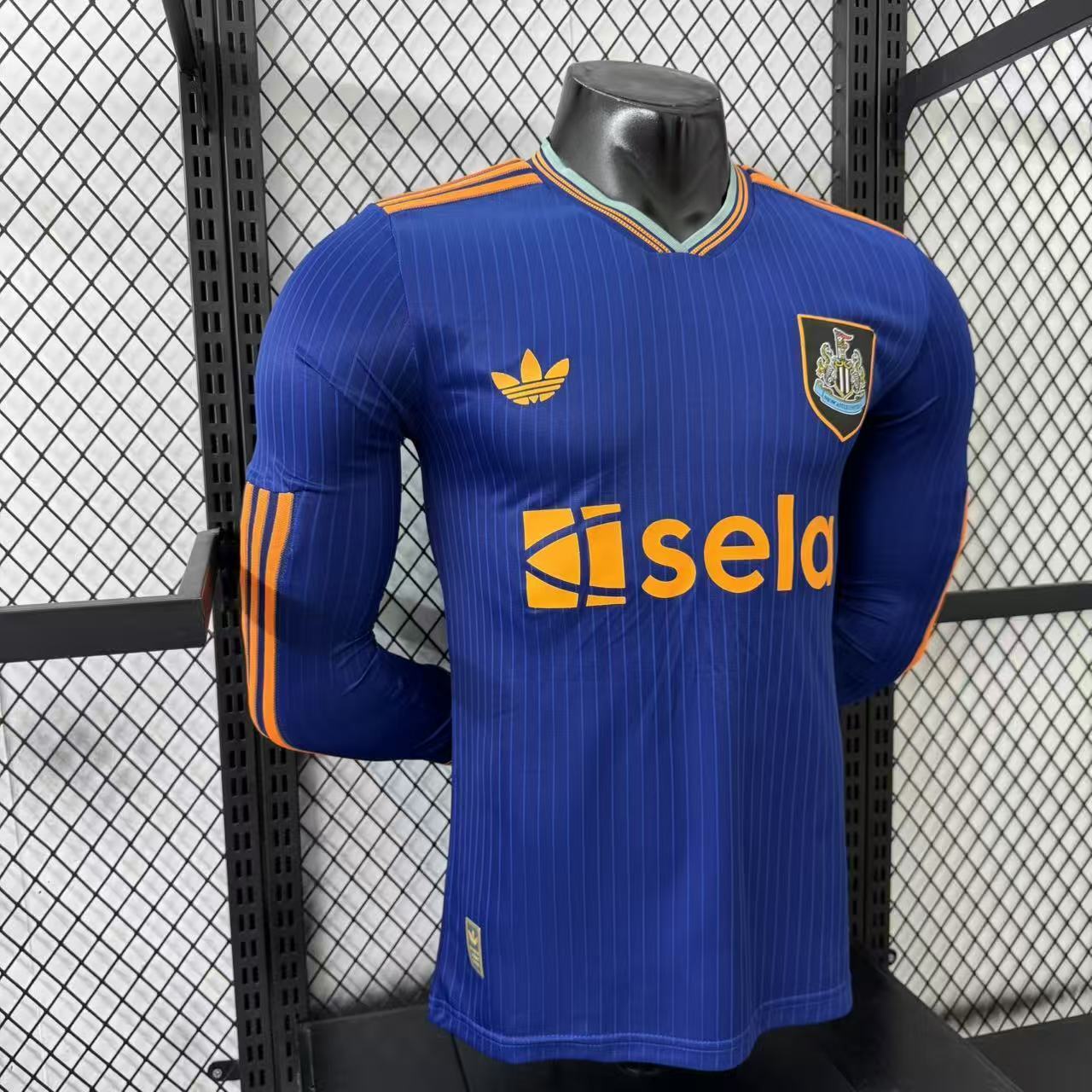 2025/2026 Long Sleeve Player Version Newcastle United Third Away Football Jersey 1:1 Thai Quality