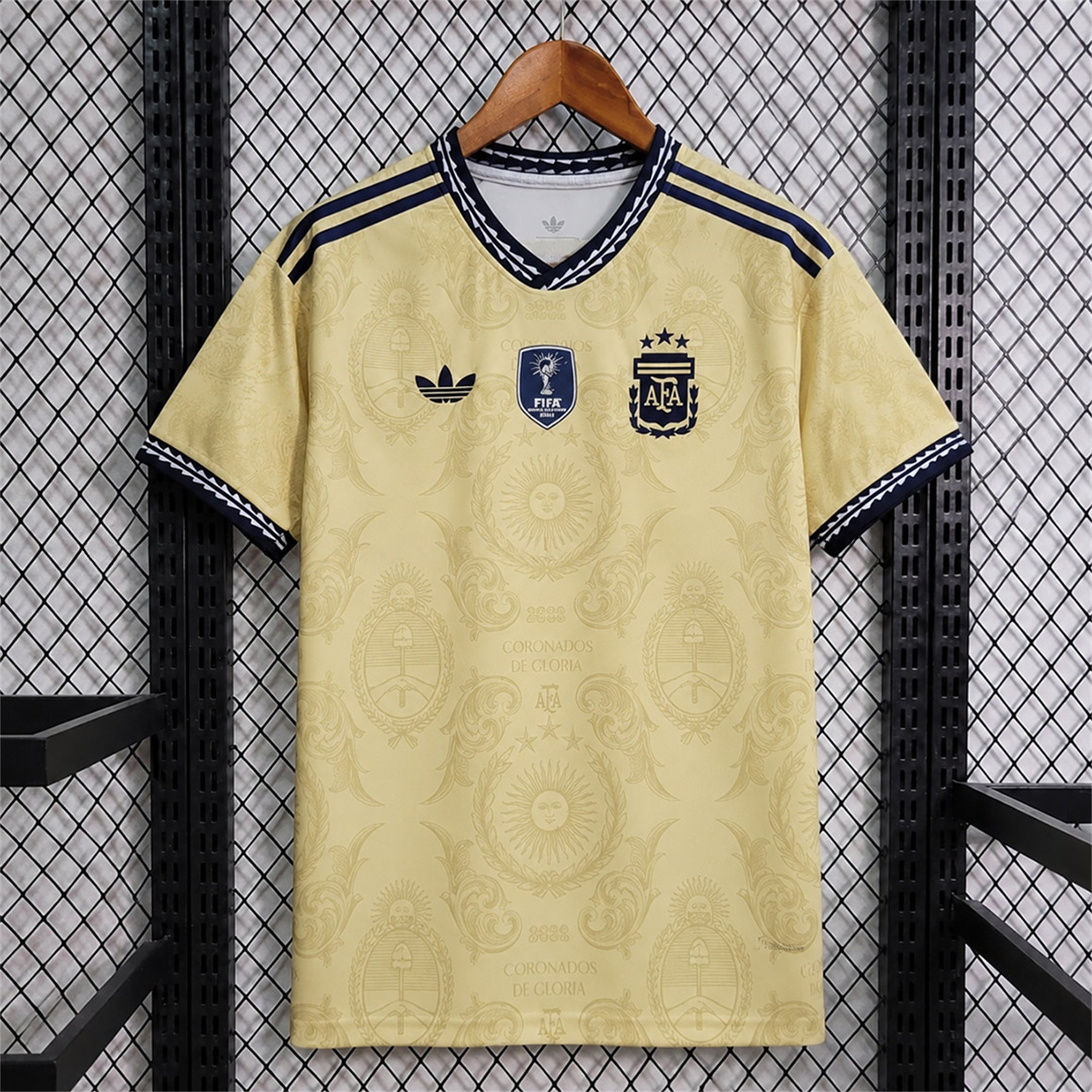 Argentina 2026 Commemorative Gold Jersey - Fans Version - UnitedFutballJersey