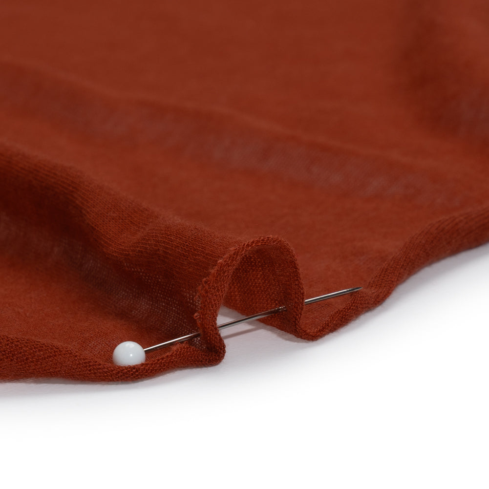 Featherweight Rayon Jersey - Dark Orange - Designer Deadstock - Joann Fabrics